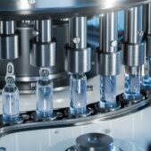 Close-up,Of,Medical,Ampoule,Production,Line,At,Modern,Modern,Pharmaceutical